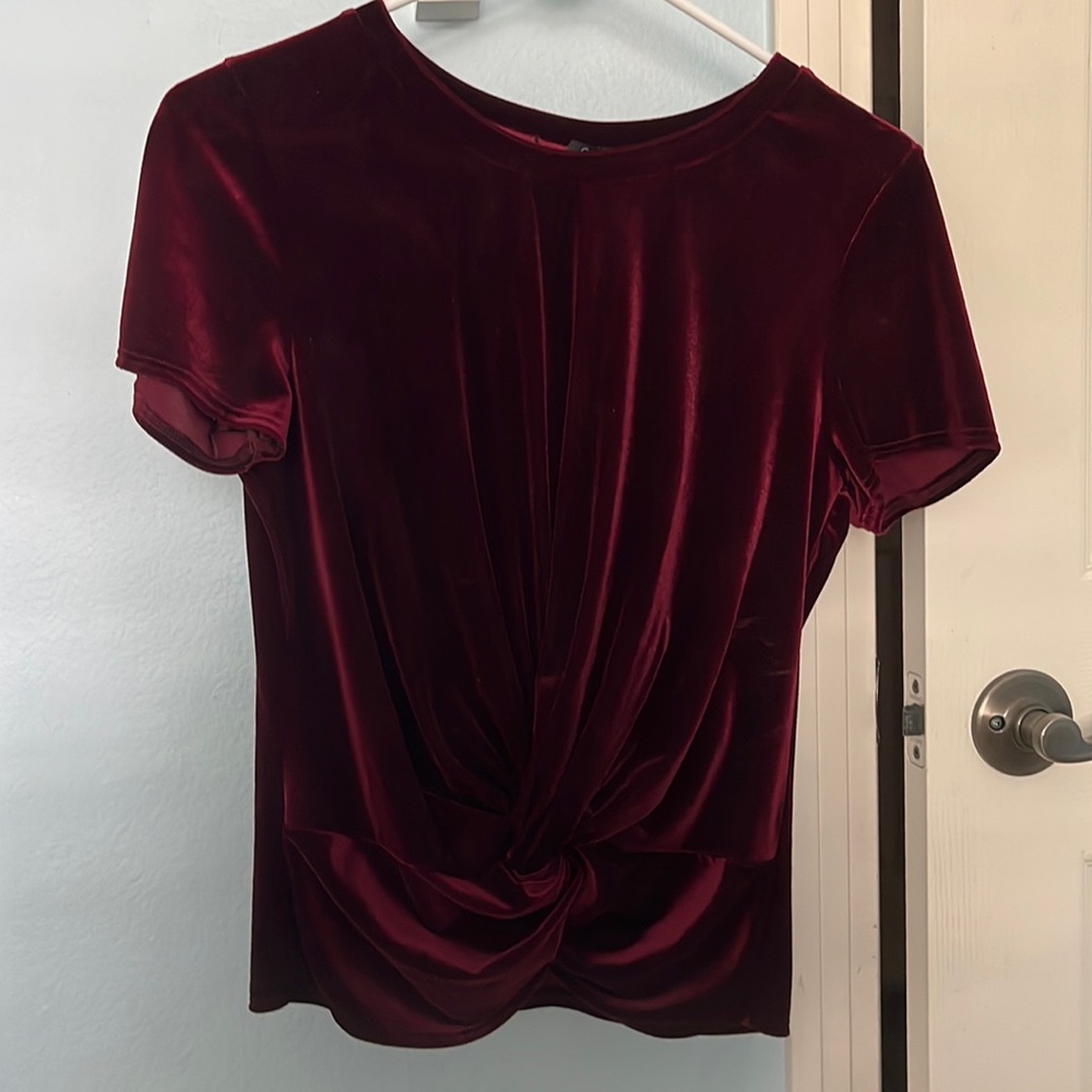 Red Velvet Top